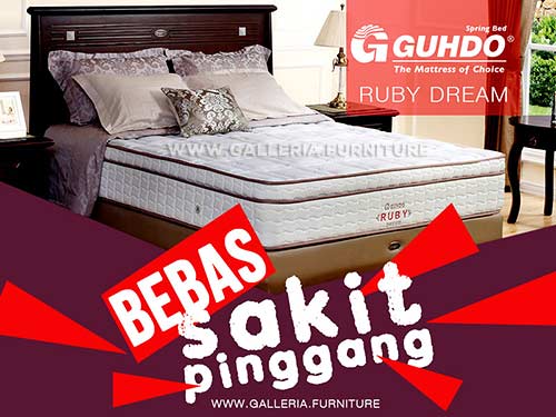 Daftar Harga Springbed Guhdo Ruby Dream Galleria Furniture Bandung